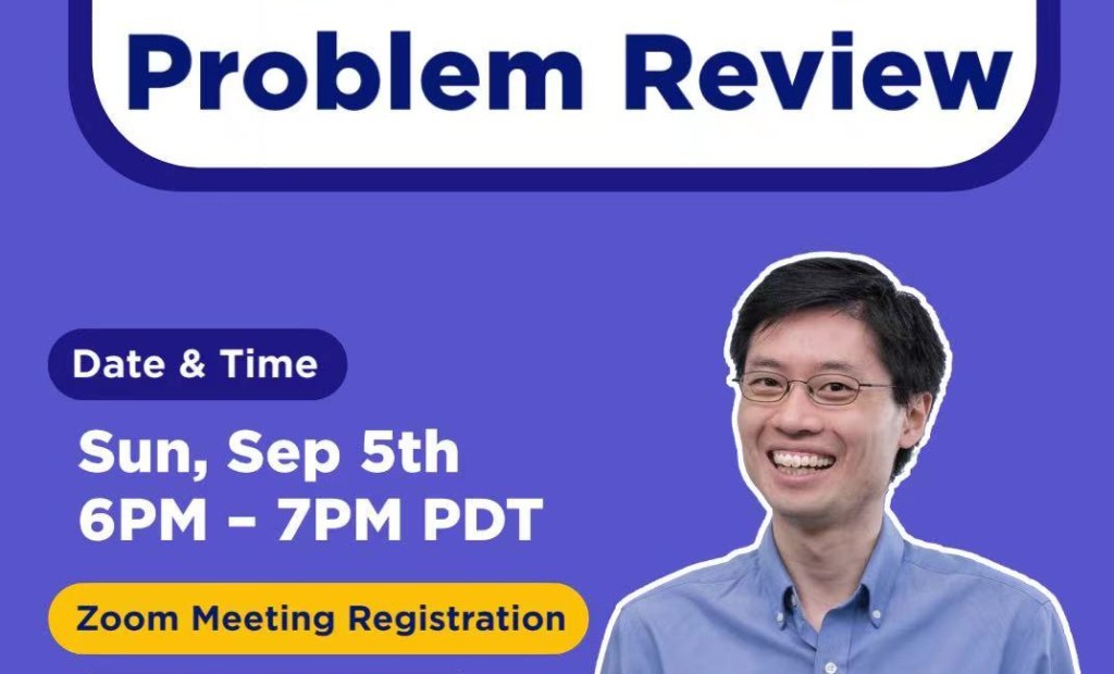 Po-Shen Loh’s Problem Review&nbsp;Session