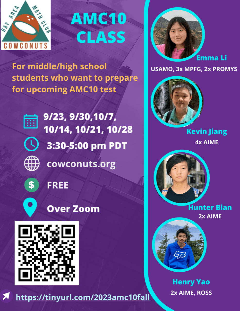 2023 Cowconuts AMC 10 Fall&nbsp;Classes