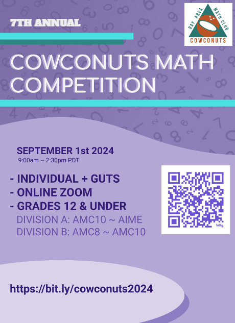 7th Annual Cowconuts Math Competition&nbsp;2024